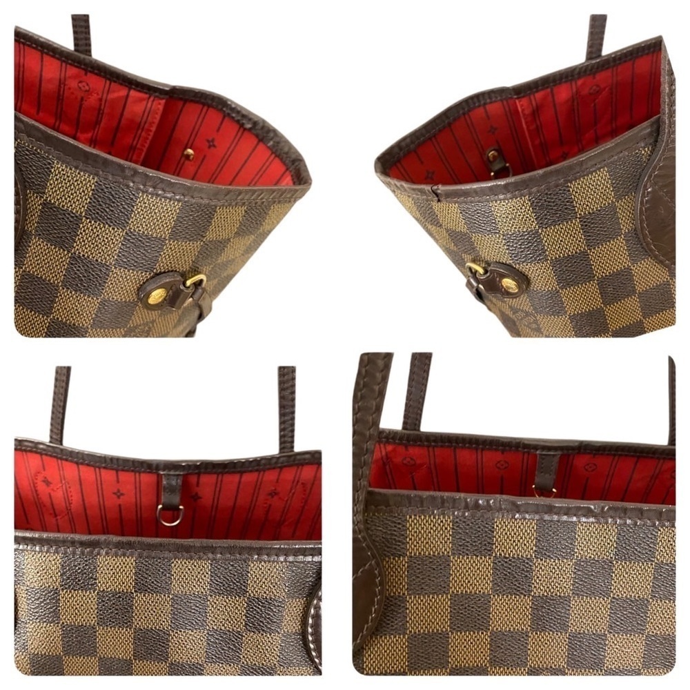 LOUIS VUITTON Damier Ebene Neverfull MM Tote Shoulder Bag SP3098 - Picture 11 of 17